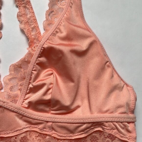 Aerie Lace Razorback Coral Bralette NWOT - Picture 4 of 8